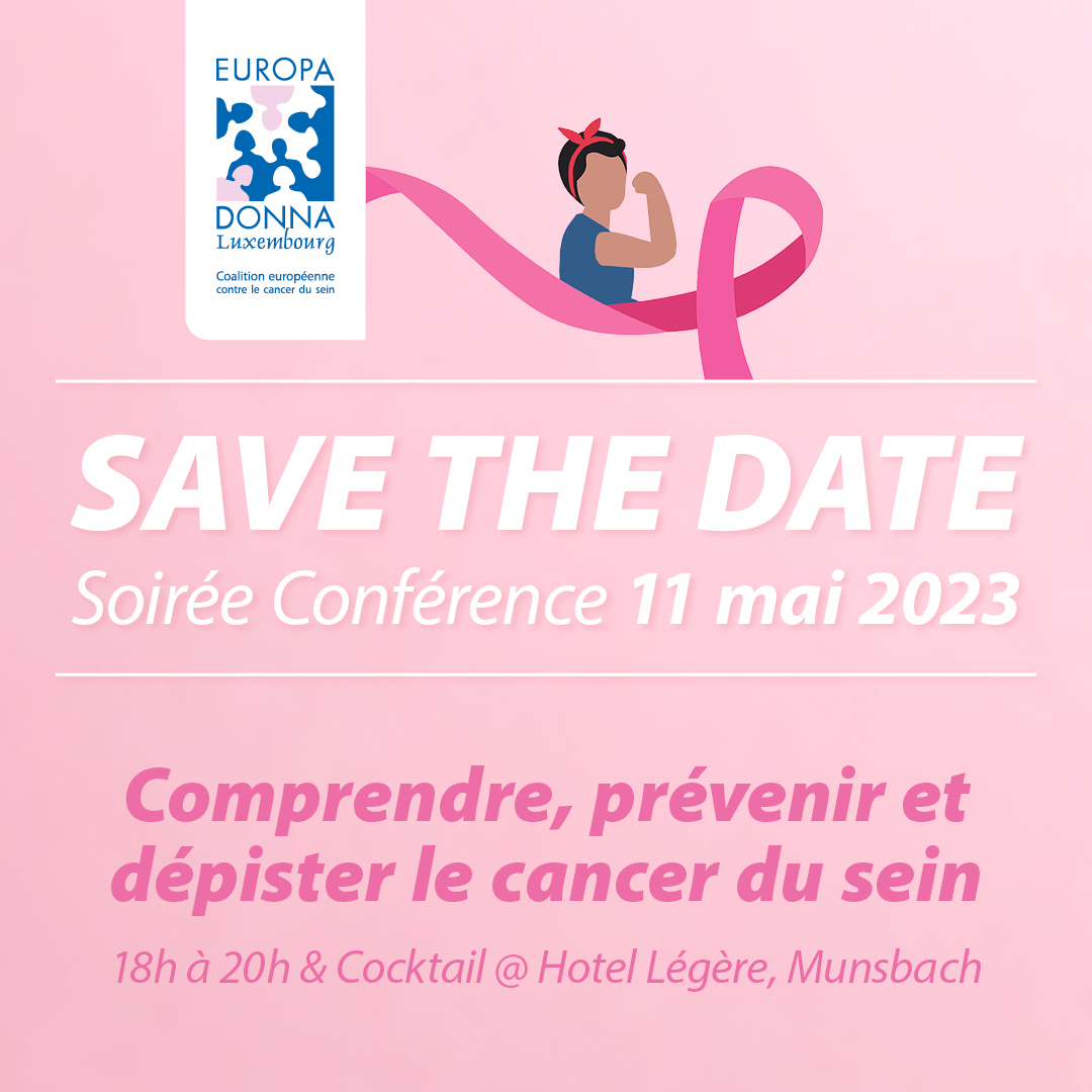 SAVE THE DATE - Soirée Conférence jeudi, le 11 mai 2023 